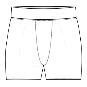 Moldes de confeccion para HOMBRES Shorts Calza deportiva 6725